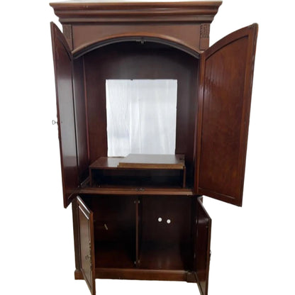 42" Solid Wood Entertainment Cabinet