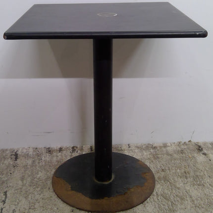 24" Square Metal Cafe Table