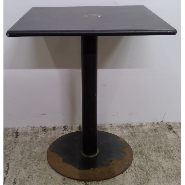 24" Square Metal Cafe Table