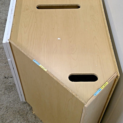 White Corner Base Cabinet