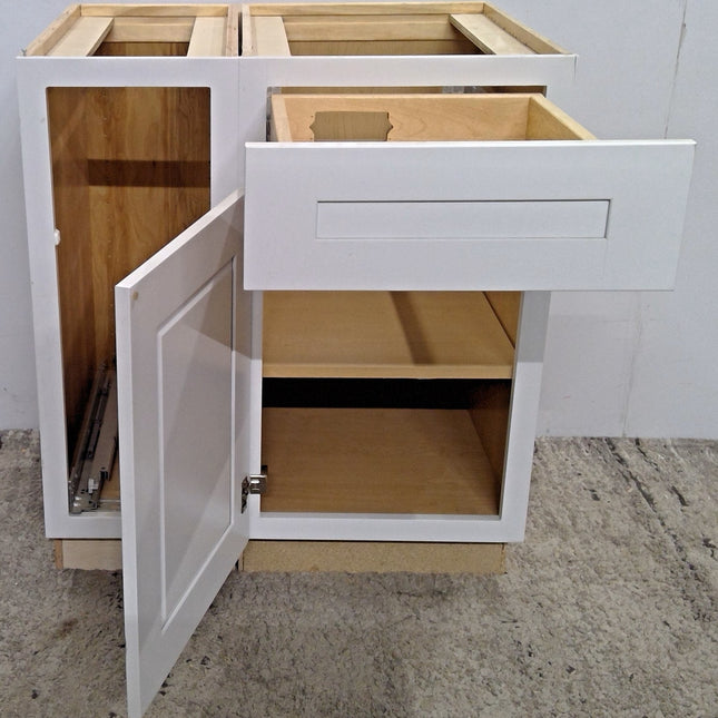30" White Base Cabinet