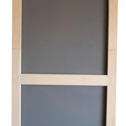 Universal Reversible 36X80 Single Hinged Ready To Paint Wood Screen Door