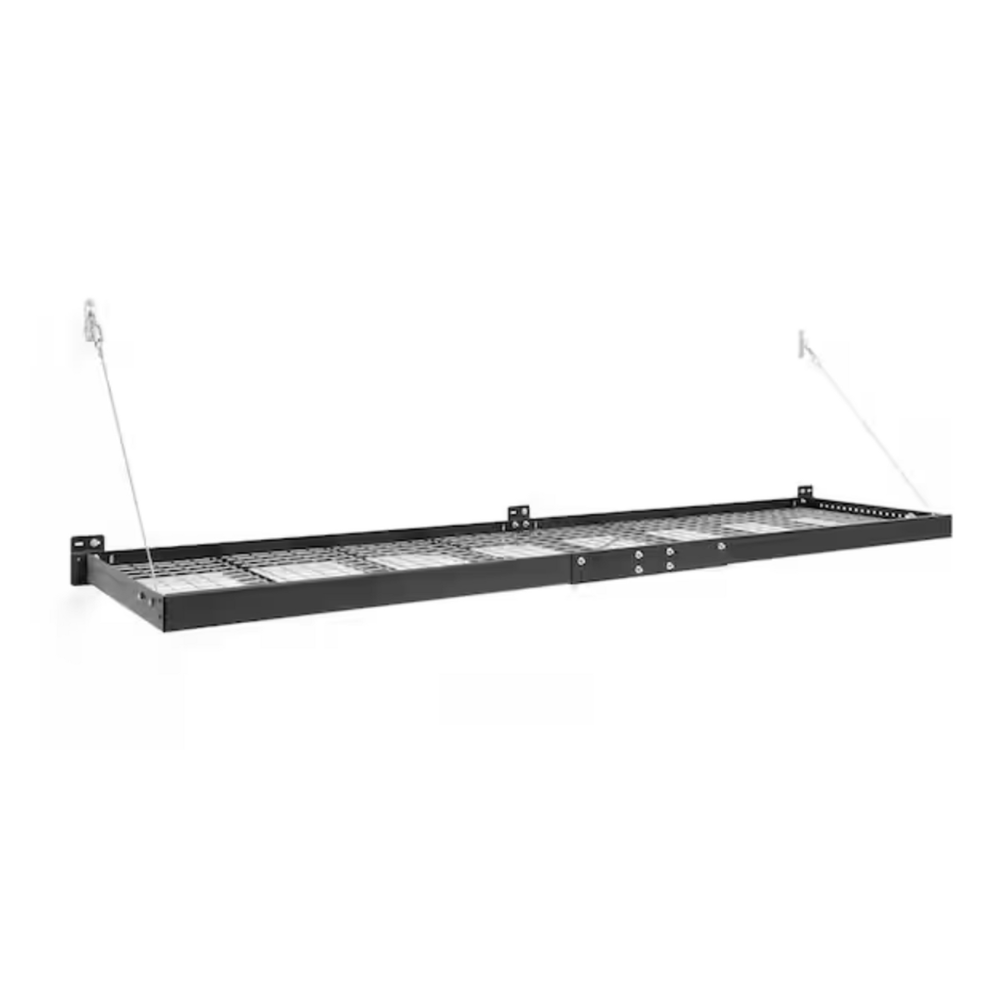 2 ft. x 8 ft. Garage Wall Shelving in Black