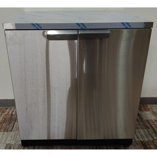 32" Stainless Steel Kitchen Cabinet with Countertop