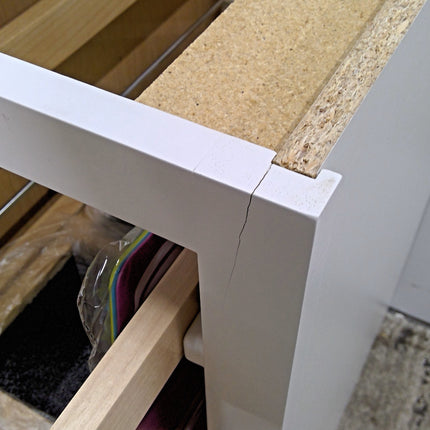 12" White Base Cabinet with Utensil Organizer Pullout