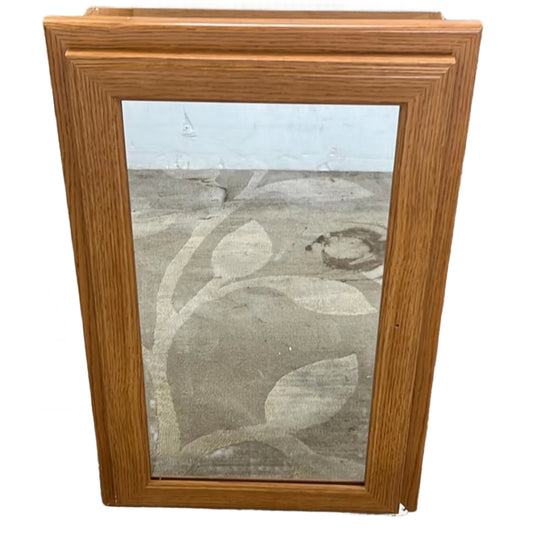 16" x 26" Oak Medicine Cabinet