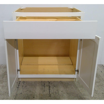 30" White 1-Drawer Base Cabinet (Added 08/14/2026)