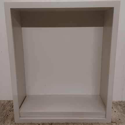 30" x 36" Gray Open Upper Cabinet