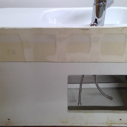 36" White Modern Floating Bathroom Vanity