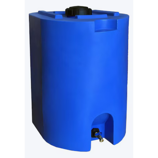 WaterPrepared 55 Gal Stackable Design Utility Water Tank with Large Cap