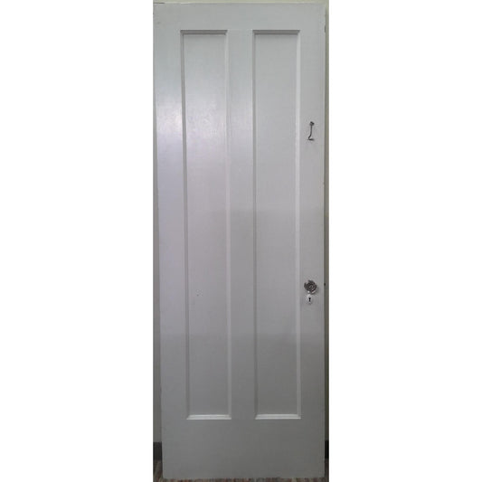 27.5" White Solid-Core Door with Mirror
