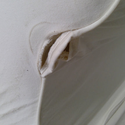 100" White Sofa