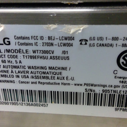 LG 5.0 cu.ft. Smart Wi-Fi Enabled Top Load Washer with TurboWash3D Technology