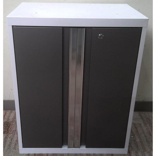 24" White Steel Base Cabinet