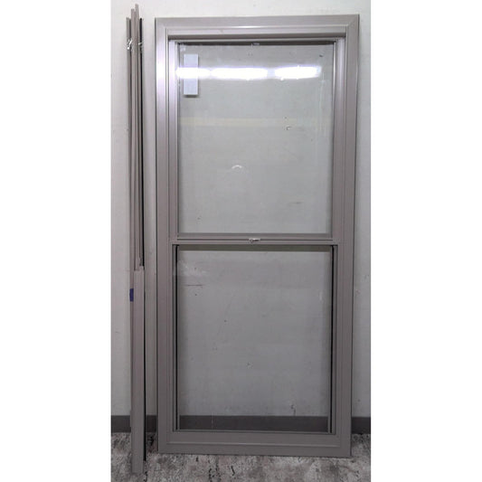 35" x 78.5" Storm Door with Retractable Screen