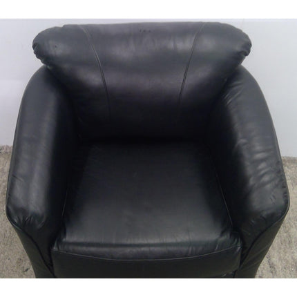 Black Swivel Armchair