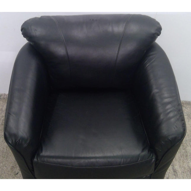 Black Swivel Armchair