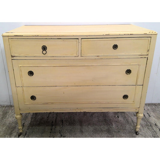Wood Dresser with Mirror
