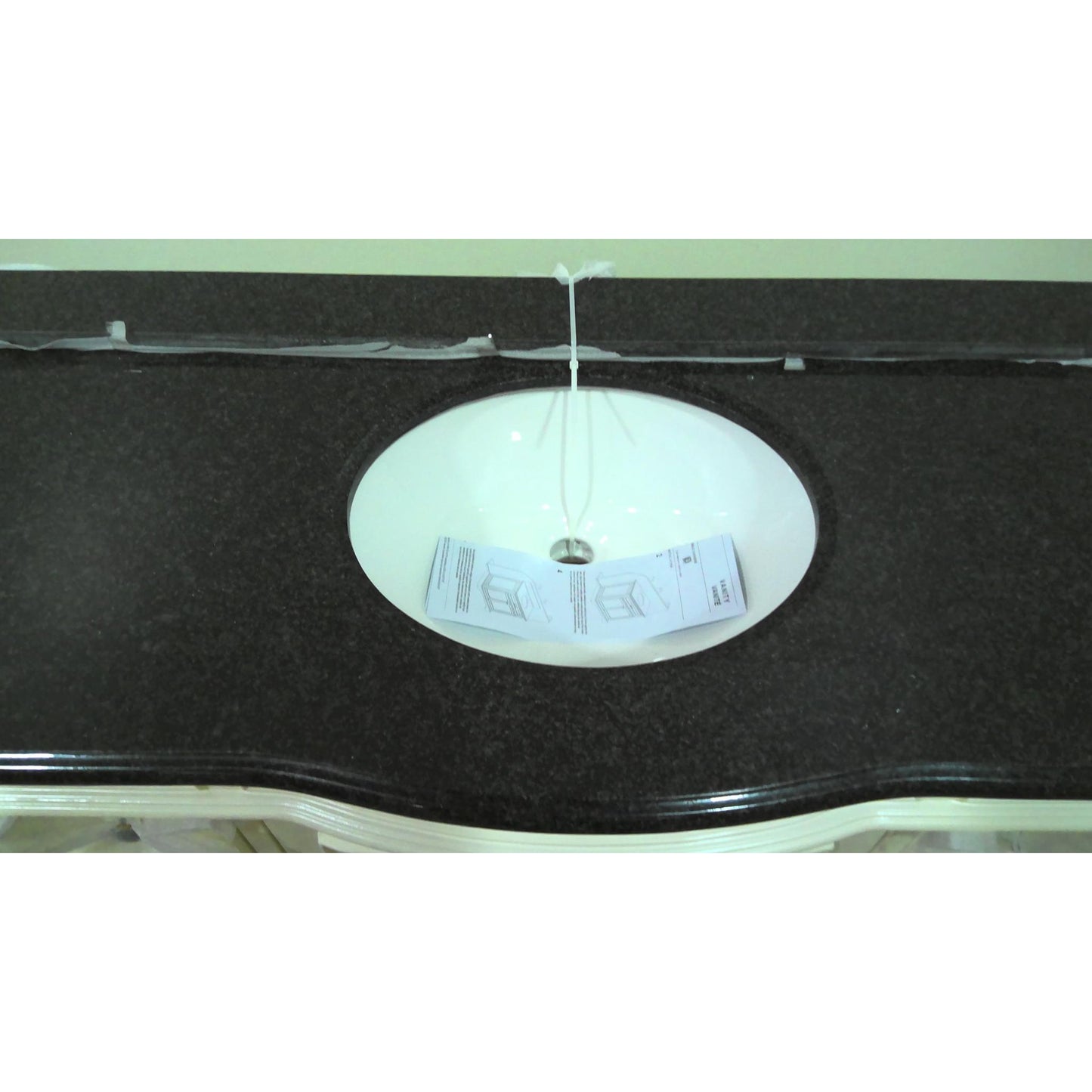 48" Single-Sink Antique White Vanity with Granite Stone Top