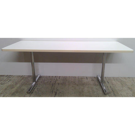 72" White Table