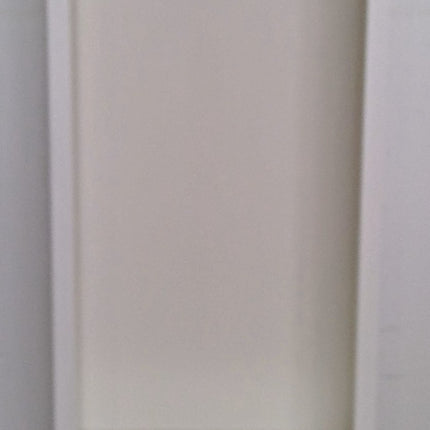 24" x 60" White Open Cabinet with Bottom Drawer