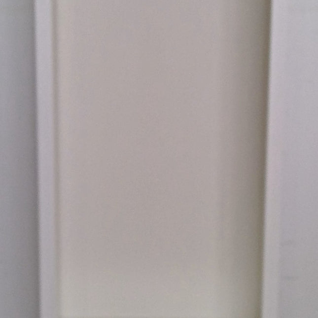 24" x 60" White Open Cabinet with Bottom Drawer