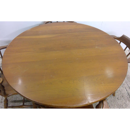 Round Wood Dining Table with 4 Chairs (Added 07/22/2026)