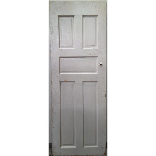 28" x 77.5" White Solid-Core Door