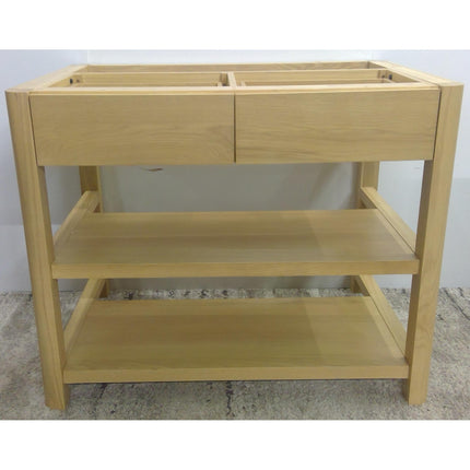 44" White Oak Kitchen Island