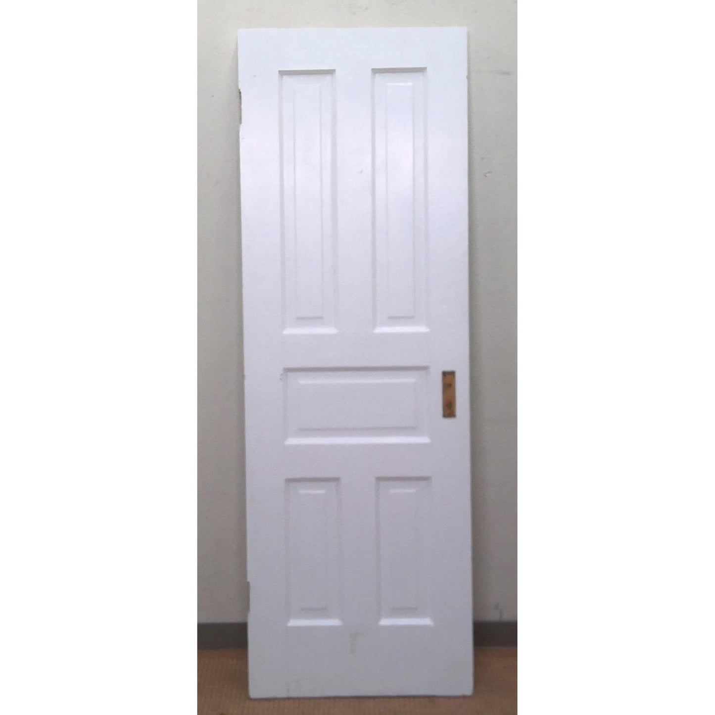 26" x 77" White 5 Panel Door