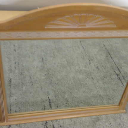 68" Wood Dresser with Mirror