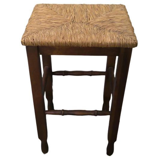 Woven Counter-Height Barstool, front