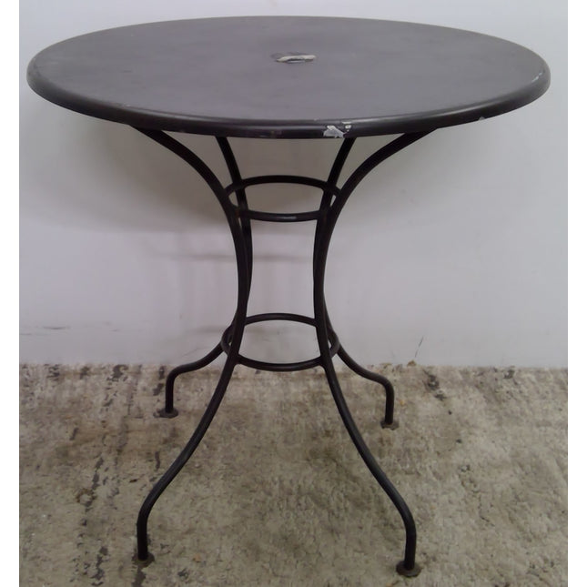 28" Round Metal Cafe Table
