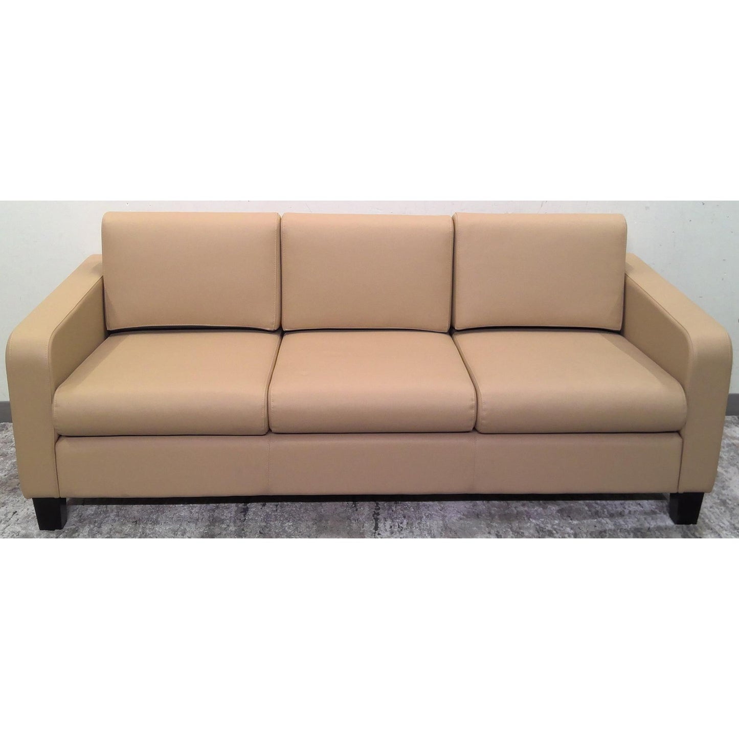Tan Three Seat Sofa