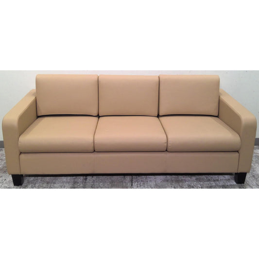 Tan Three Seat Sofa