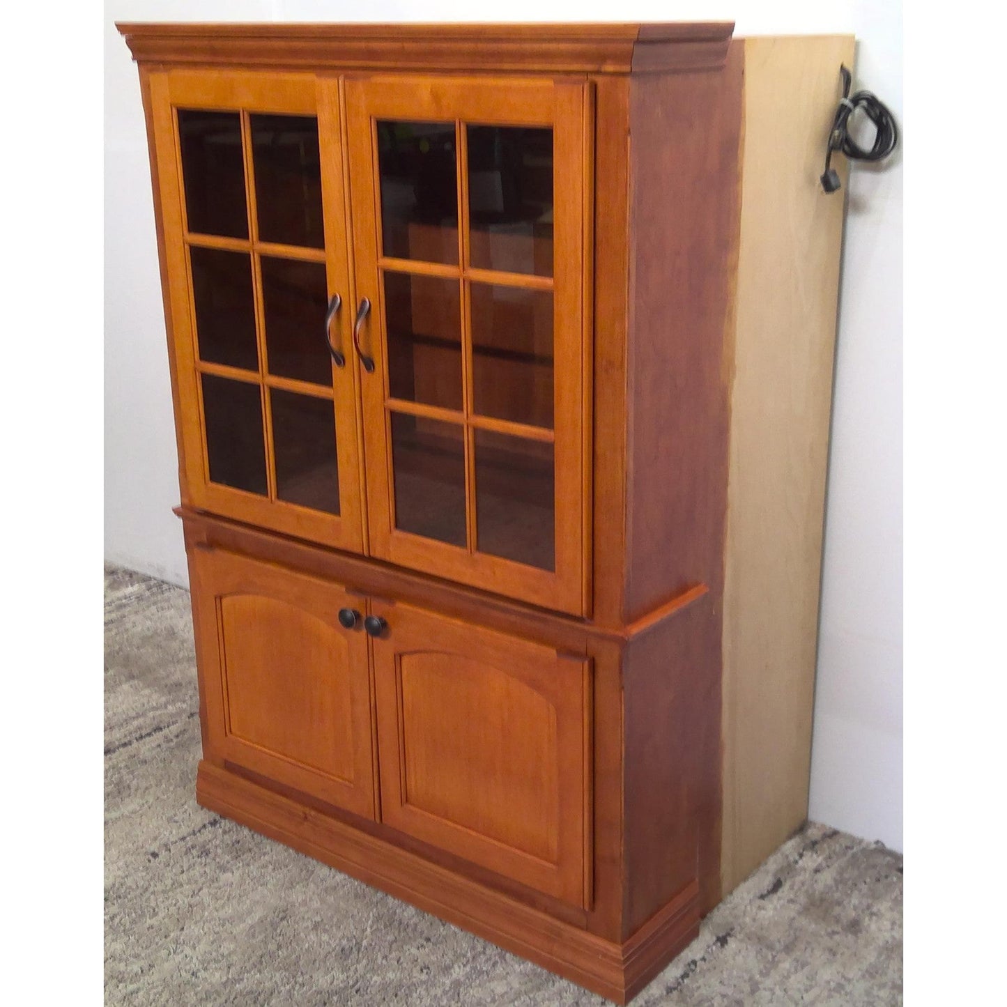 39" x 56" Glass Door Cabinet