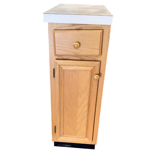 Slim Wood Cabinet w/ Top