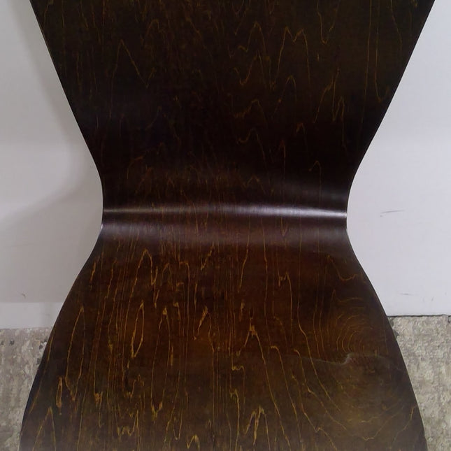 Dining Chair with Wood Seat and Metal Legs