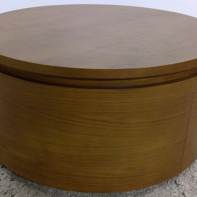 Maren 32" Storage Coffee Table - Smoked Oak