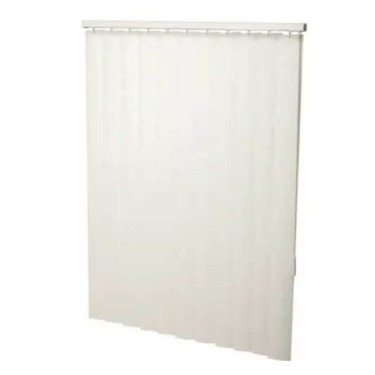 Pallet - Champion 3.5 In. X 102 In. X 84 In. Room Darkening Vertical Blind, Alabaster (QTY 71) x ReStore Select