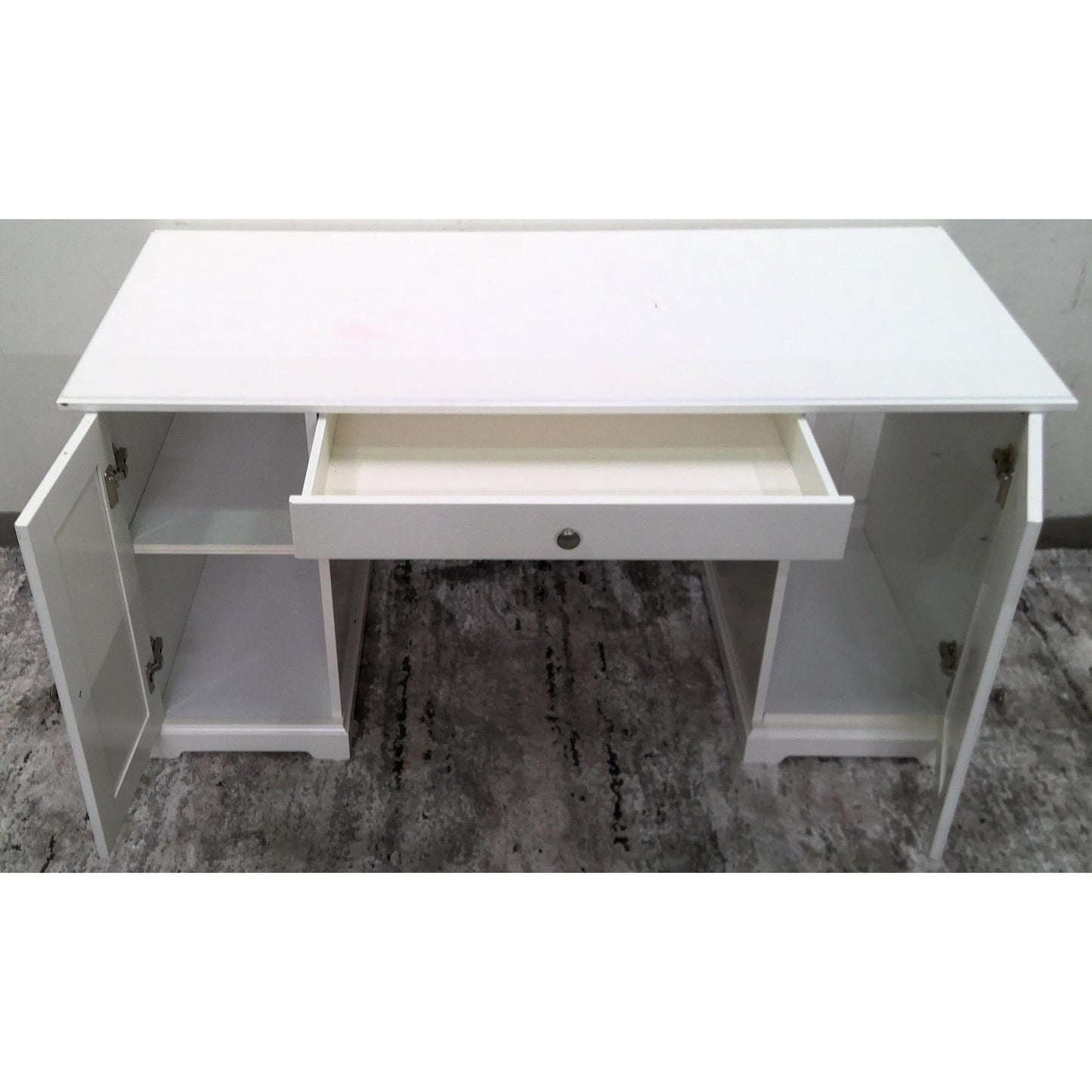 57" White Desk