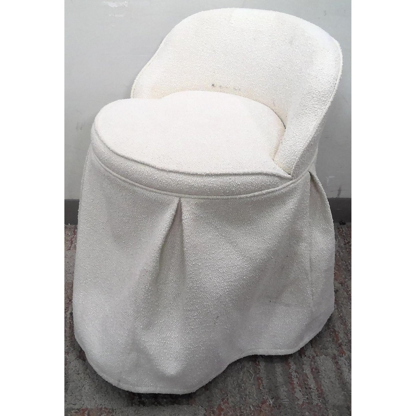 White Teen Vanity Chair