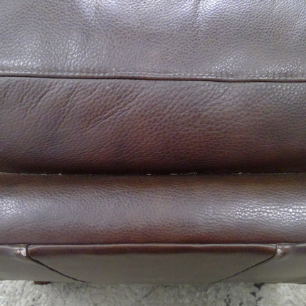 Brown Faux Leather Recliner