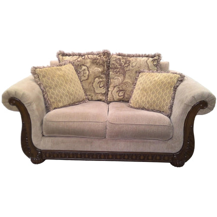 68" Tan Loveseat