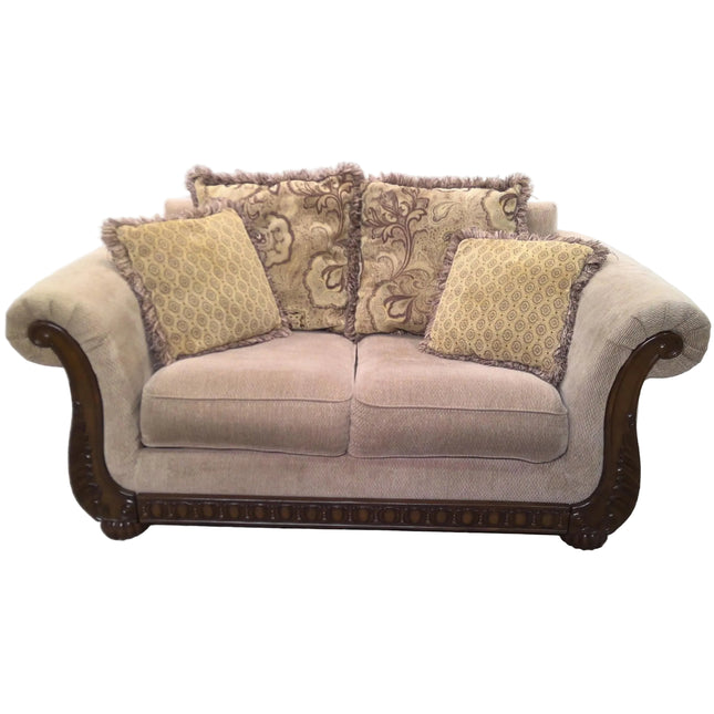 68" Tan Loveseat