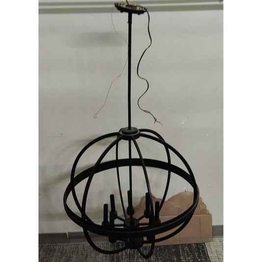 8-Light Orb Shaped Chandelier
