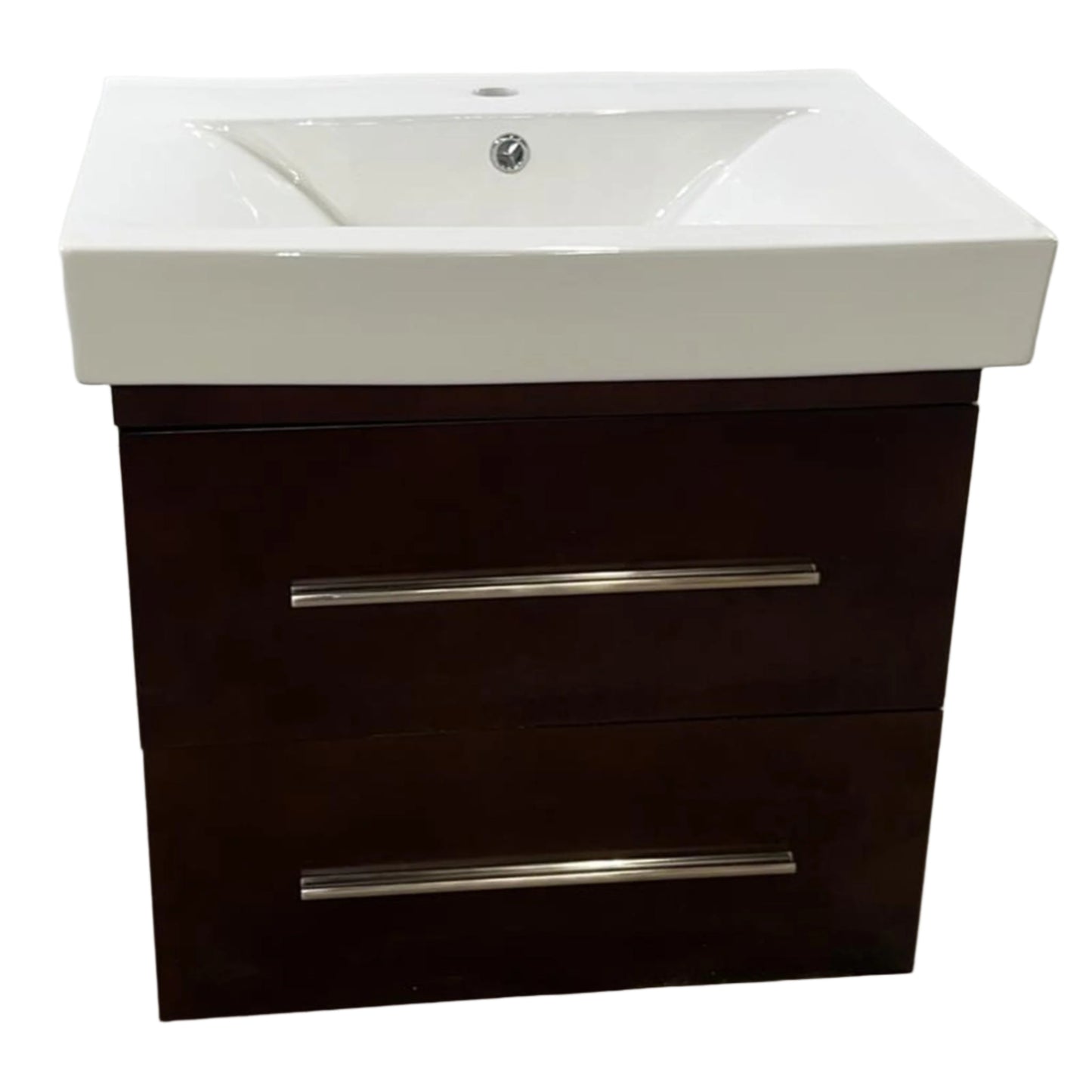 24" Floating Vanity with Cultured Marble Top