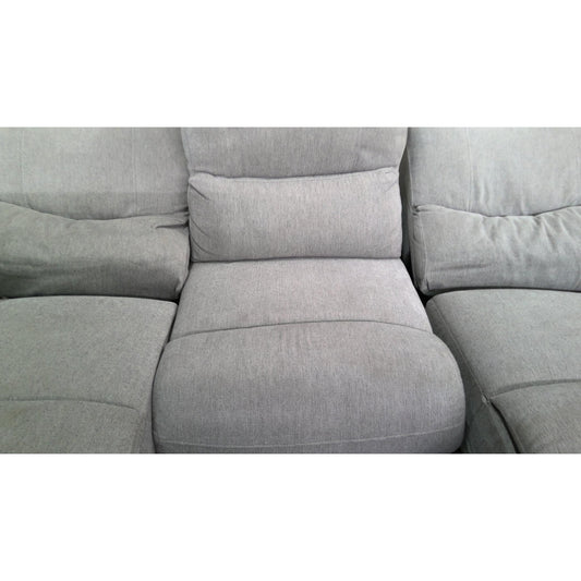 Gray Power Recliner Sofa