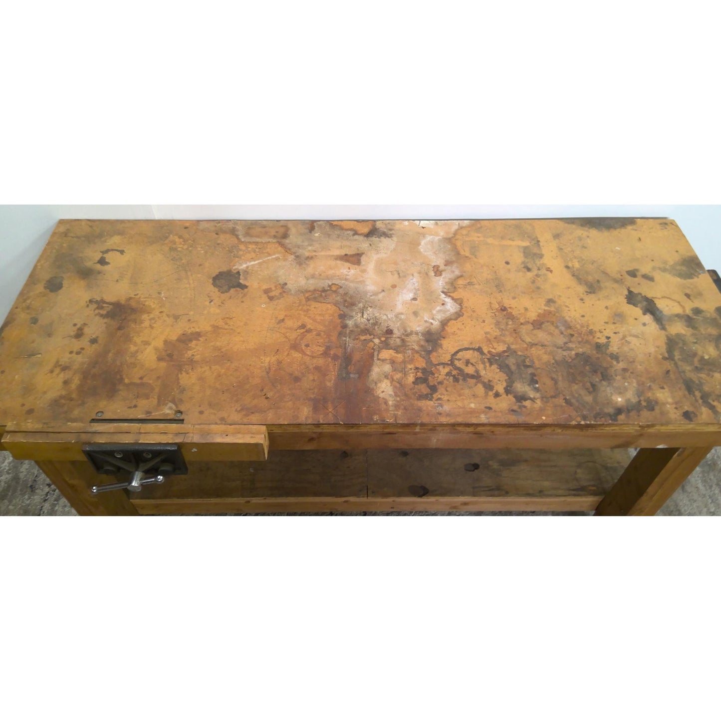 60" Work Bench with 2 Vise Clamps