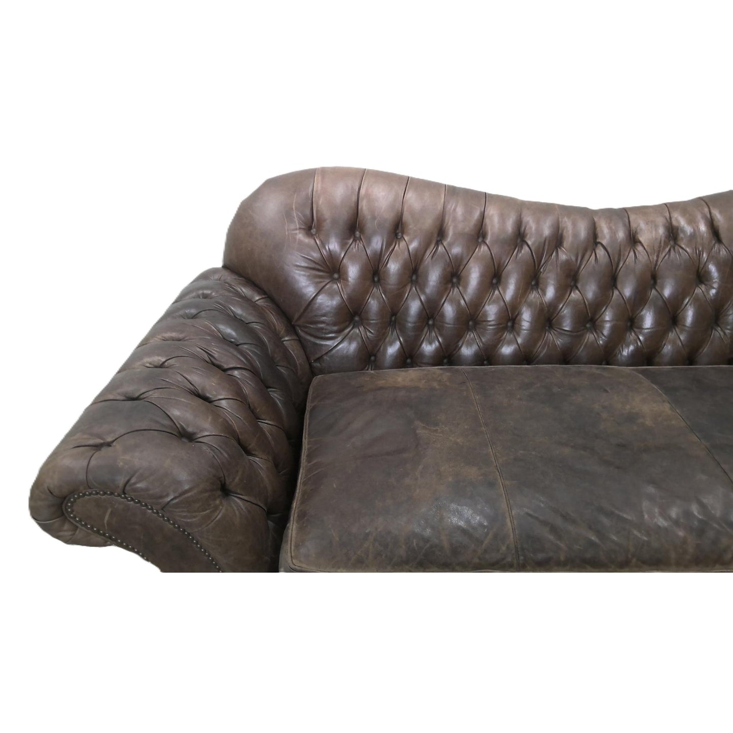 98" Leather Sofa
